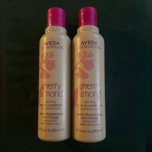 New - aveda cherry almond softening leave in conditioner DUO